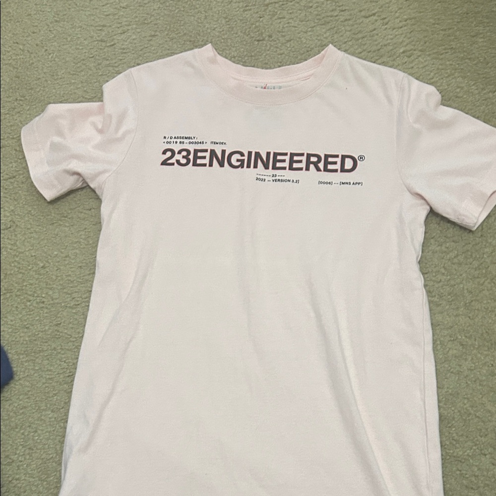 Jordan Light Pink Short Sleeve Tee